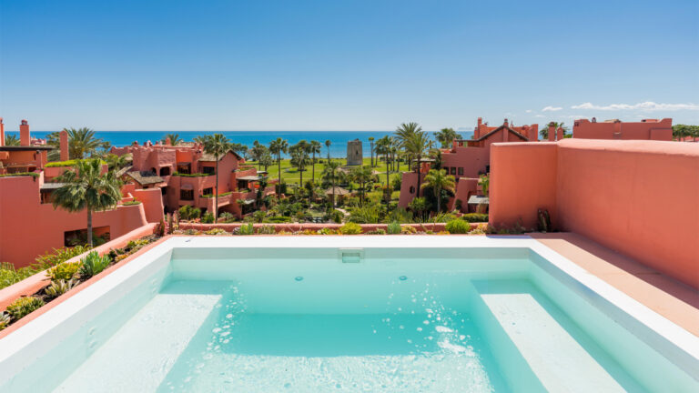 Enjoy absolute beachfront living on the New Golden Mile with this spectacular penthouse.